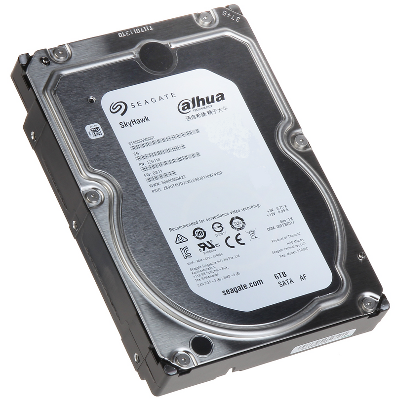 Disco Duro Dahua Seagate De 6 Tb 3.5 Sata Para Dvr