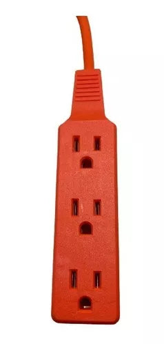 Extensión Eléctrica Reforzada 3 Toma Sptline 8mts 18awg