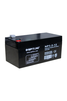 Batería Pila 12v 3.2ah Recargable Sptline Ups Cerco eléctrico (+IVA)