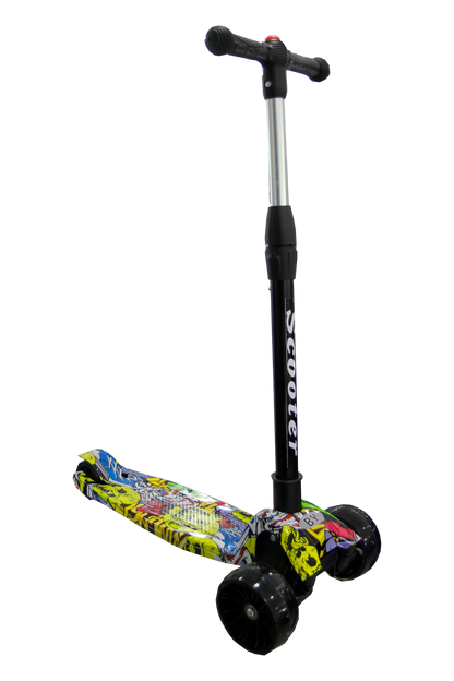Monopatin Scooter Kids 3 Ruedas Super Fashion Con Led