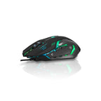 Mouse Gaming Alámbrico 3200dpi Negro Con Azul Argom Tech (+IVA)