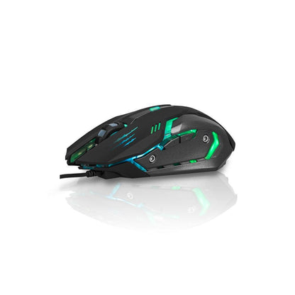 Mouse Gaming Alámbrico 3200dpi Negro Con Azul Argom Tech (+IVA)