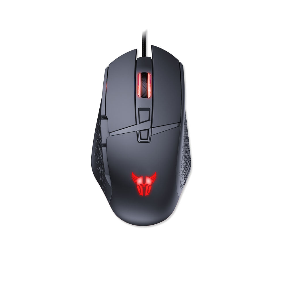 Mouse Gaming Alámbrico 7200 Dpi Negro Con Rojo Argom Tech (+IVA)