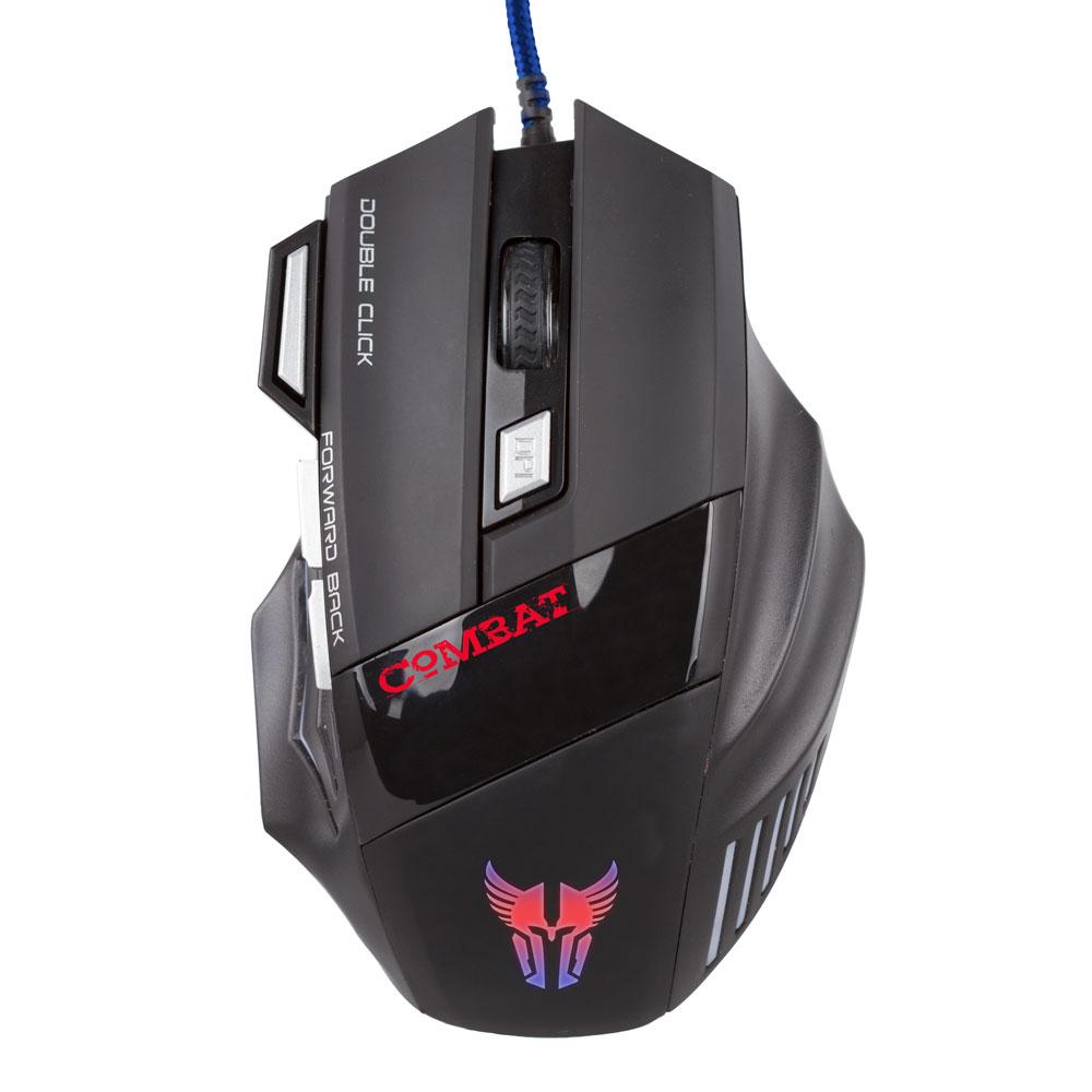 Mouse Gaming Alámbrico 3200dpi Negro Argom Tech Ms42 (+IVA)