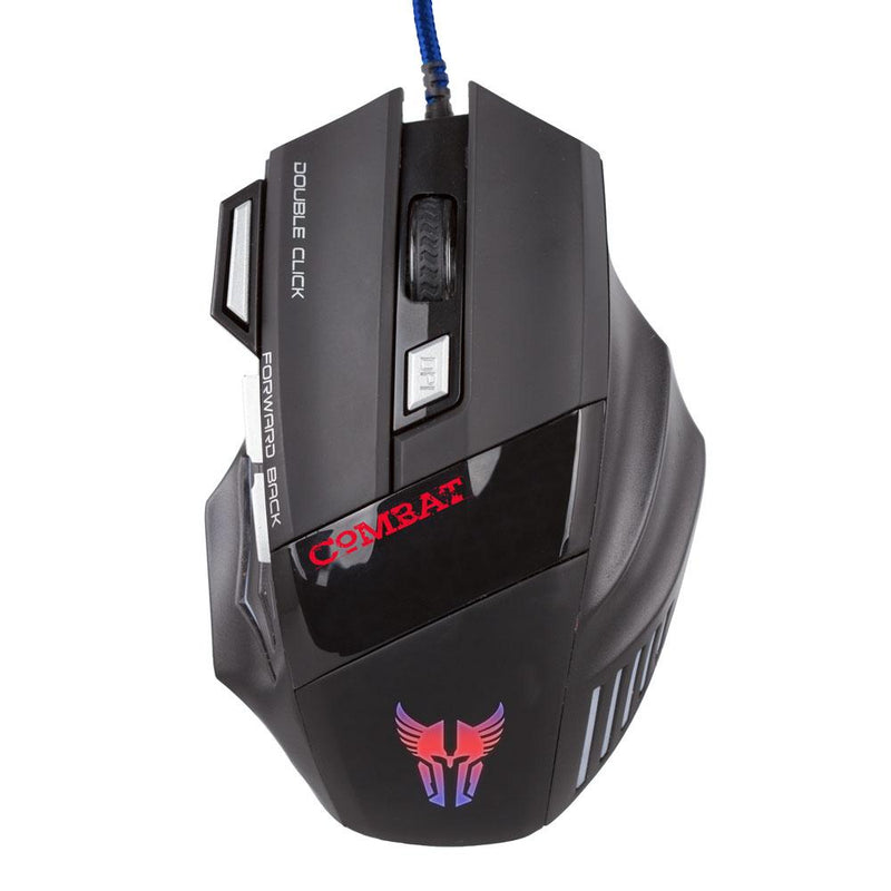 Mouse Gaming Alámbrico 3200dpi Negro Argom Tech Ms42