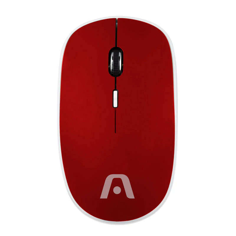 Mouse Óptico Inalambrico 2.4ghz USB Ms31 Argom Tech Rojo