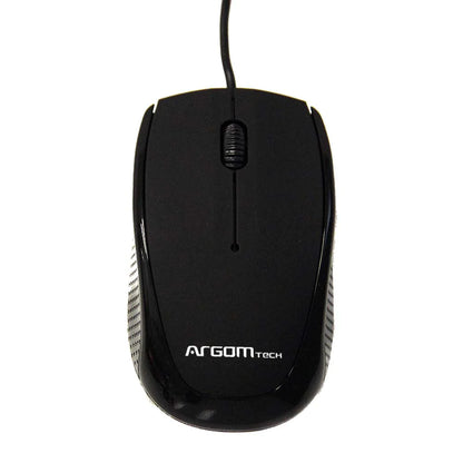 Mouse 3d Óptico Cable Usb Ms14 Argom Tech Negro (+IVA)