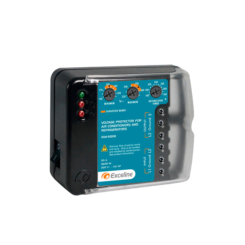Protector De Voltaje 220 Exceline Gsm-r220b A/A Y Refrigeración
