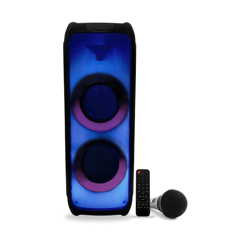 Corneta Amplificador con Micrófono Inalámbrico Bluetooth Usb 200w Argomtech RAVE 100