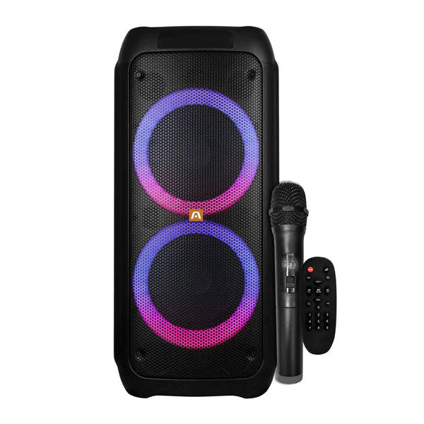 Corneta Amplificador con Micrófono Inalámbrico Bluetooth Usb 80w Argomtech RAVE 80 (+IVA)