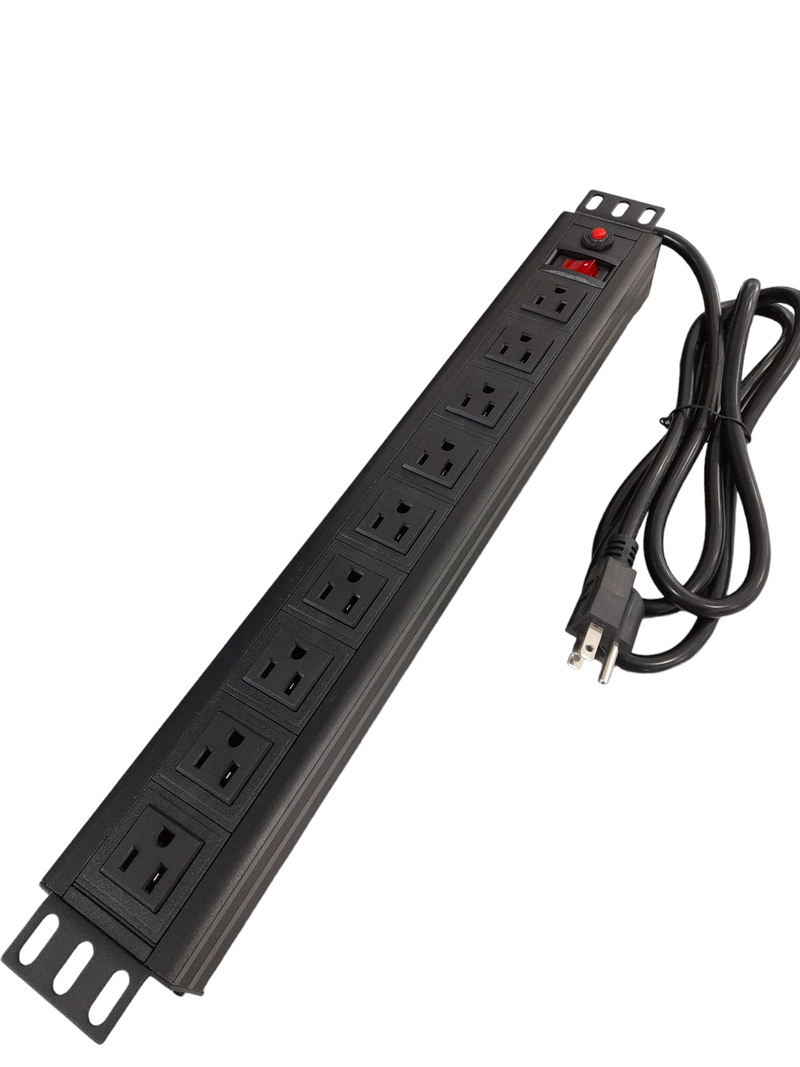 Regleta PDU 9 Tomas Con Interruptor 3 Meses De Garantía