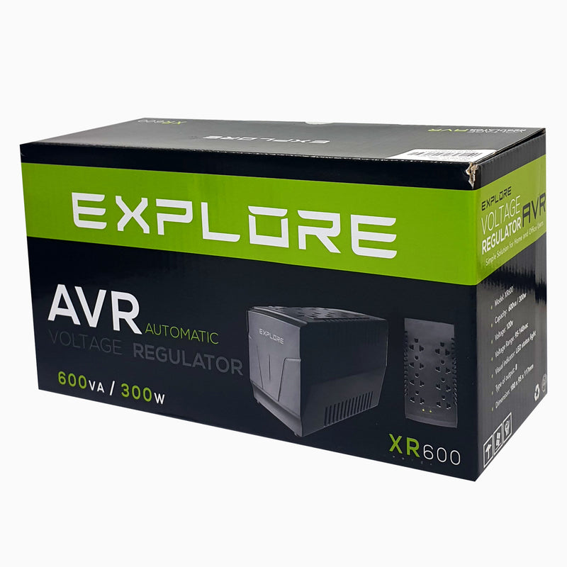 Regulador De Voltaje Explore Xr600 - 600va 8 Tomas