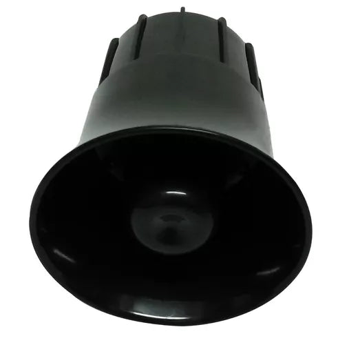Sirena De 1 Tono Negra 20w 30w 6 Meses De Garantía