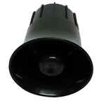 Sirena De 1 Tono Negra 20w 30w 6 Meses De Garantía
