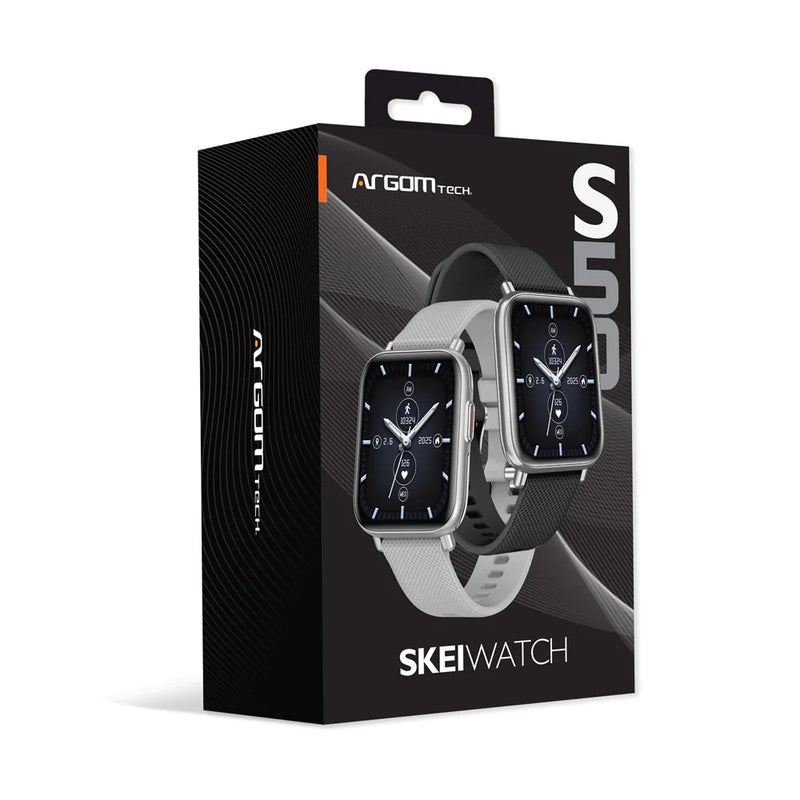 Reloj Inteligente Skeiwatch S50 Android / IOS Argom Tech Plateado