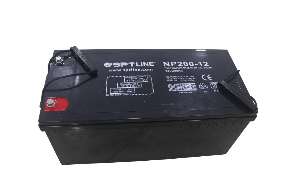 Batería 12v 200ah De Gel Sptline Inversores Refrigeradores (+IVA)