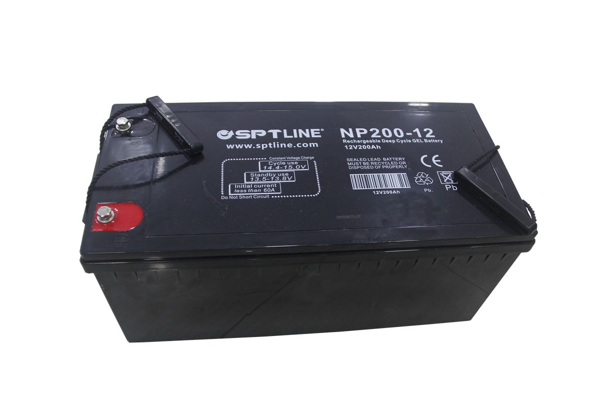 Batería 12v 200ah De Gel Sptline Inversores Refrigeradores (+IVA)