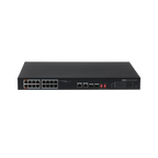 Switch 16 Puertos Dahua 10/100 Poe Rack Dh-pfs3218-16et-135 (+IVA)