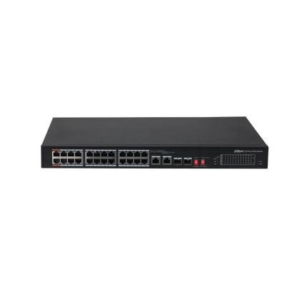 Switch 26 Puertos Dahua Gigabit Rack Dh-pfs3226-24et-240 (+IVA)