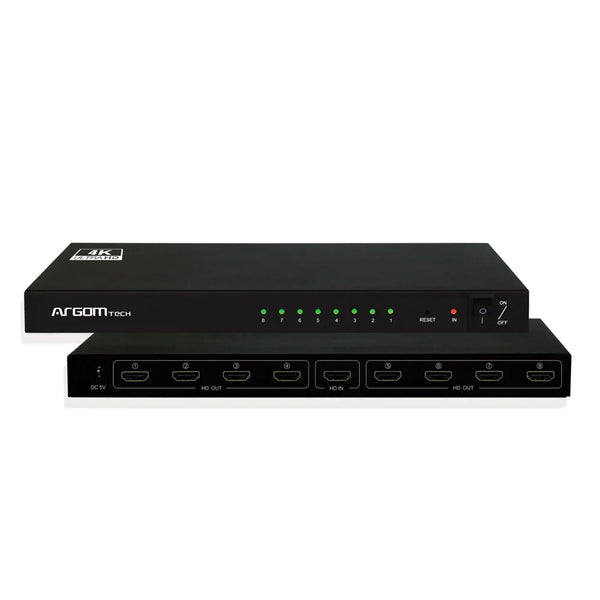 Splitter Hdmi 1 Entrada Y 8 Salida 4k Argomtech (+IVA)