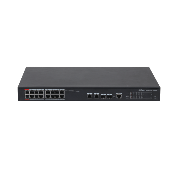 Switch 16 + 2gbps Puertos Dahua Poe Rack Dh-pfs4218-16et-190 (+IVA)