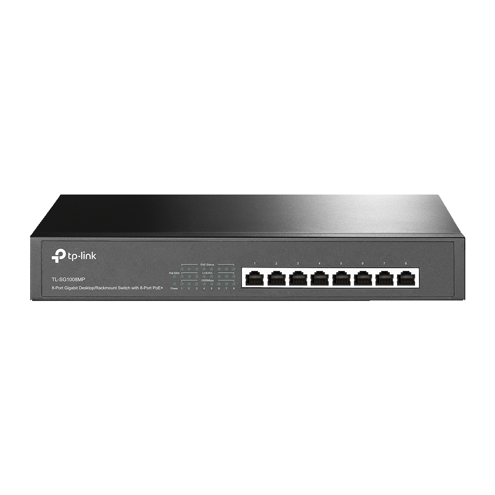 Switch De 8 Puertos 10/100/1000 Gigabit Con Poe+ Tl-sg1008mp