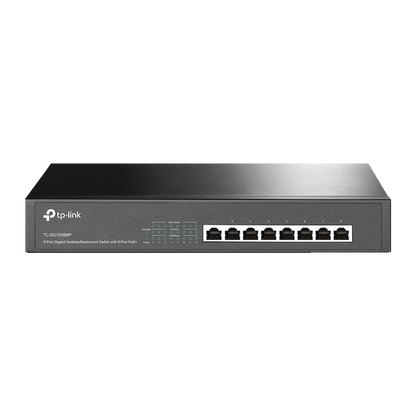 Switch De 8 Puertos 10/100/1000 Gigabit Con Poe+ Tl-sg1008mp