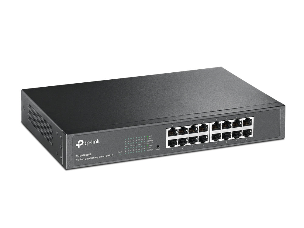 Switch 16 Puertos Gigabit 10/100/1000 Tl-sg1016de Tp-link (+IVA)
