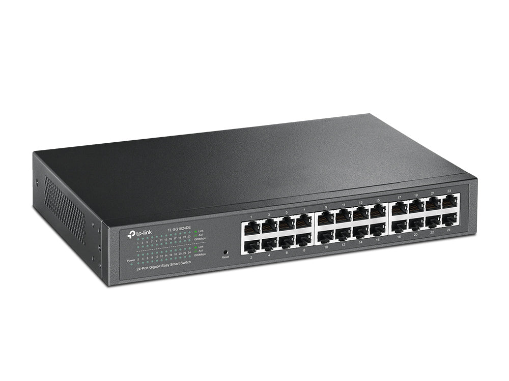 Switch 24 Puertos Gigabit 10/100/1000 Tl-sg1024de Tp-link (+IVA)