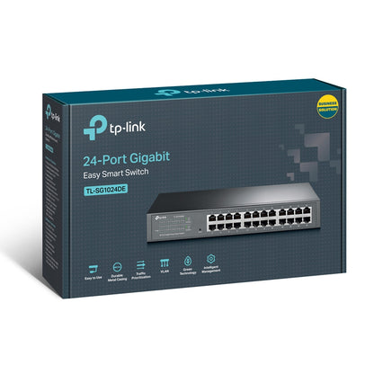 Switch 24 Puertos Gigabit 10/100/1000 Tl-sg1024de Tp-link (+IVA)