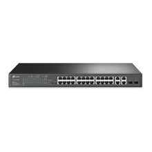 Switch 24 Puertos Poe+ 10/100 + 4 Puertos Gigabit Jetstream Tl-sl2428p (+IVA)