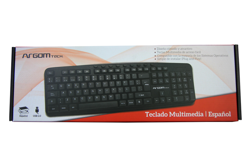 Teclado Usb Español Multimedia Argom Tech