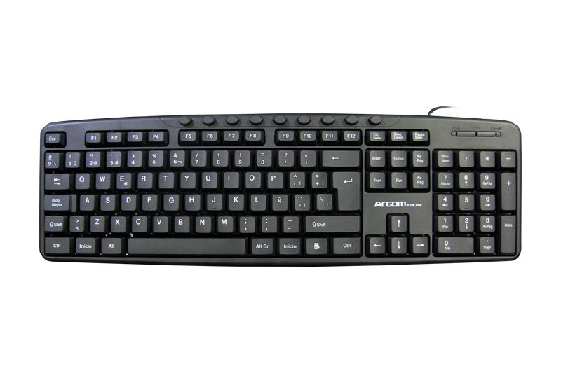 Teclado Usb Español Multimedia Argom Tech