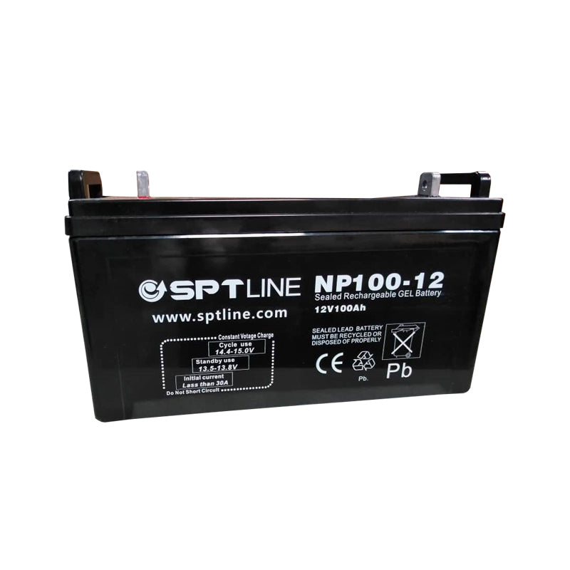 Batería Pila De Gel Recargable Ciclo Profundo Sptline 12v/100 Garantía