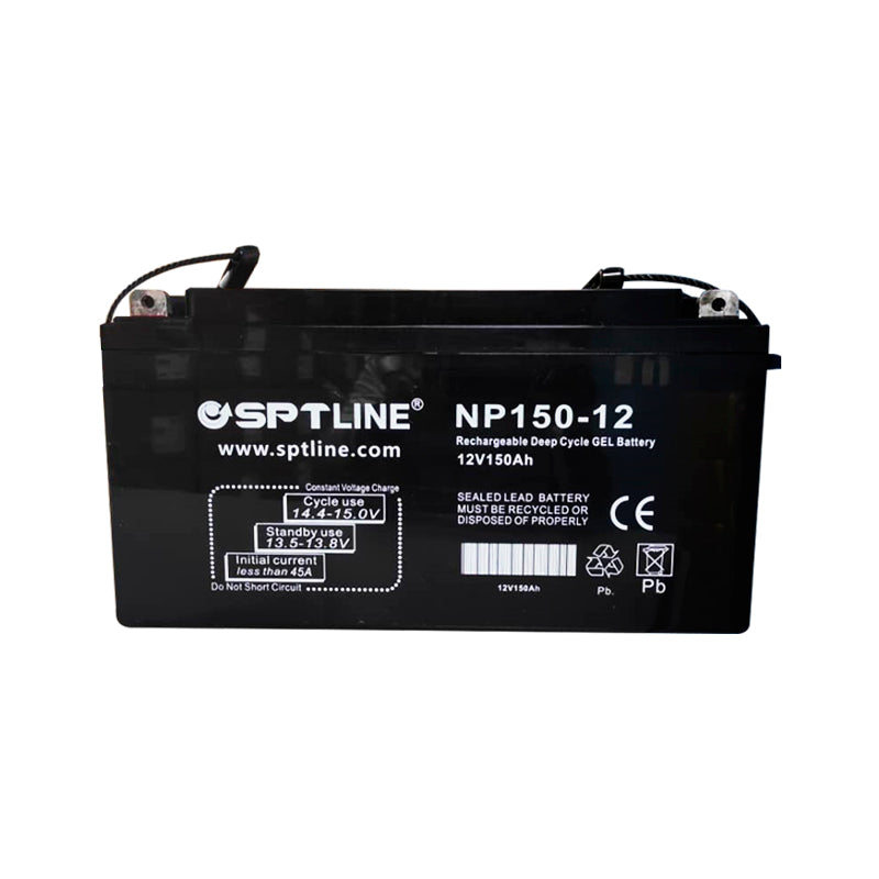 Batería Pila De Gel Recargable Ciclo Profundo Sptline 12v/150