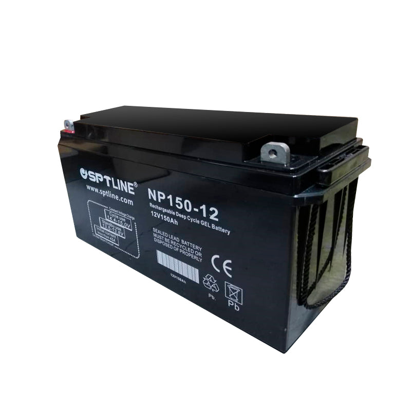Batería Pila De Gel Recargable Ciclo Profundo Sptline 12v/150