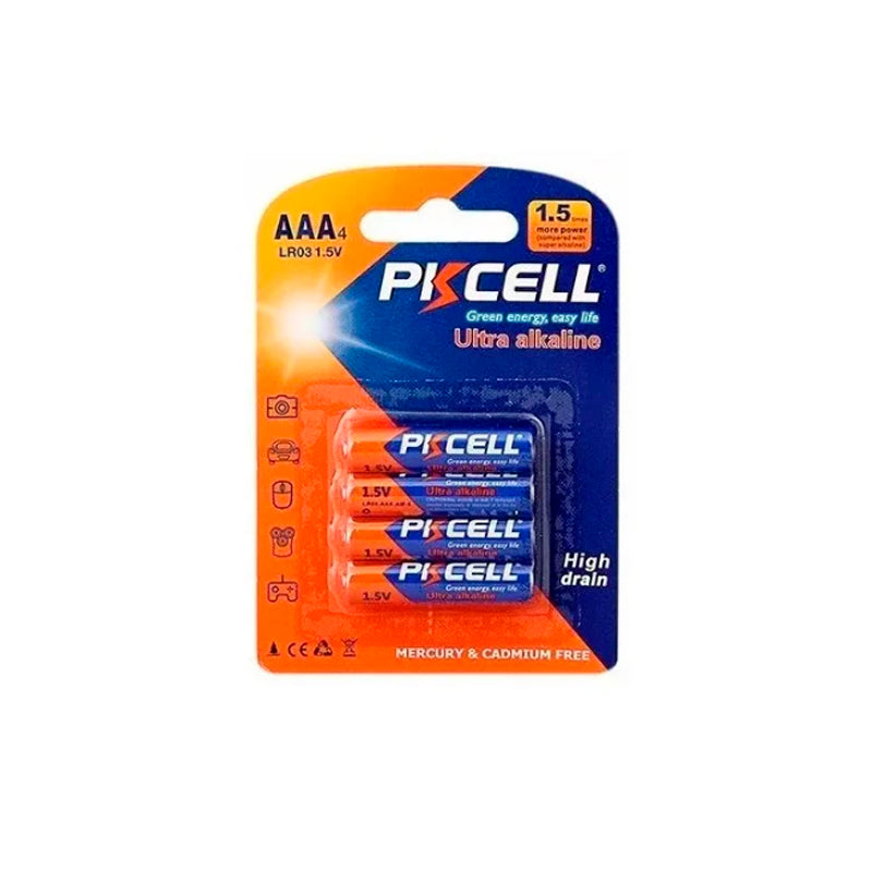 Bateria Pkcell AAA Blister De 4 Unidades