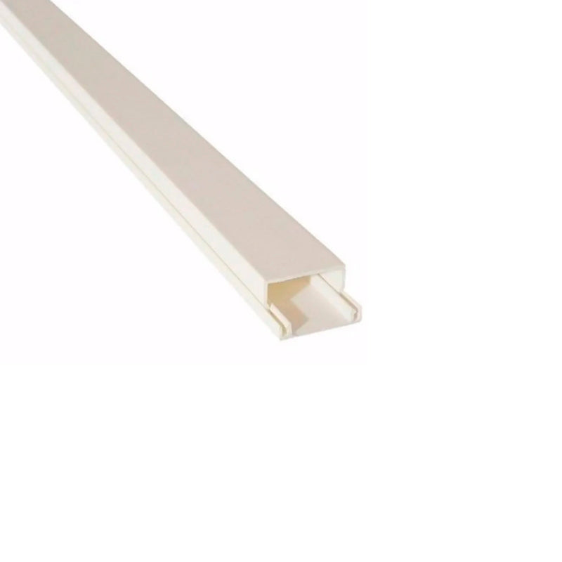 Canaleta Blanca Para Pared 40x25x1.0x2000mm Adhesivo 12 Unid