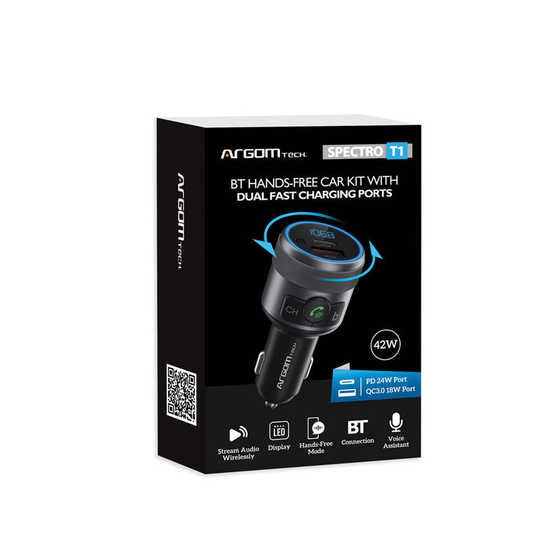 Cargador Transmisor Bluetooth Radio Puerto Usb Y Tipo C