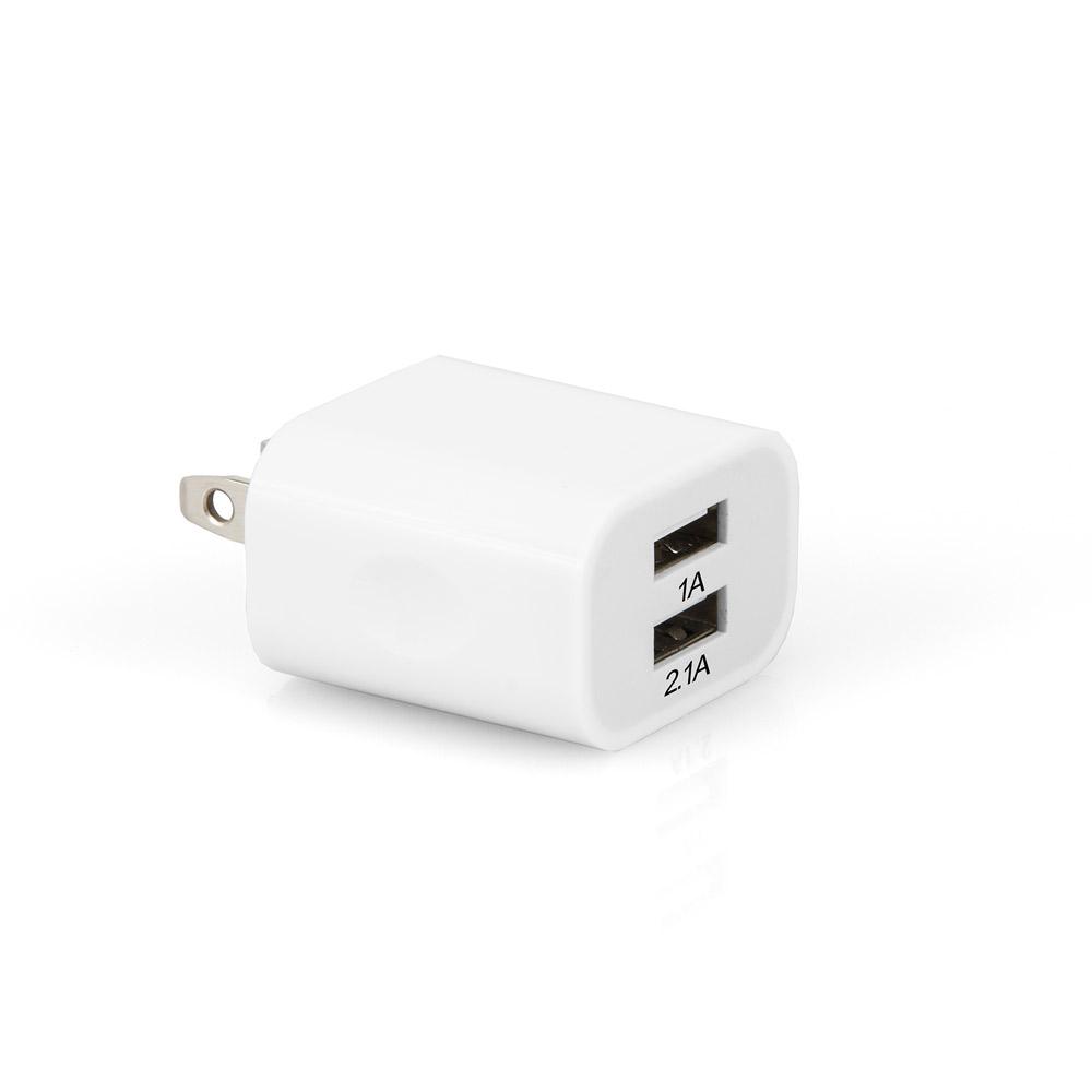 Cargador De Pared Usb Dual 1 Y 2.1 A Argom Tech (+IVA)