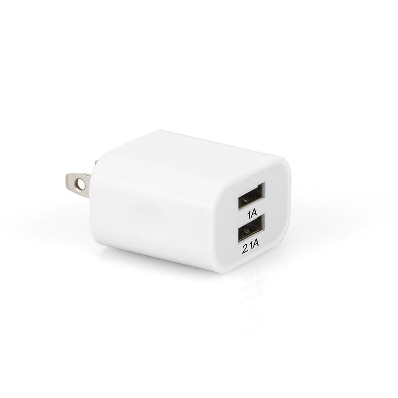 Cargador De Pared Usb Dual 1 Y 2.1 A Argom Tech