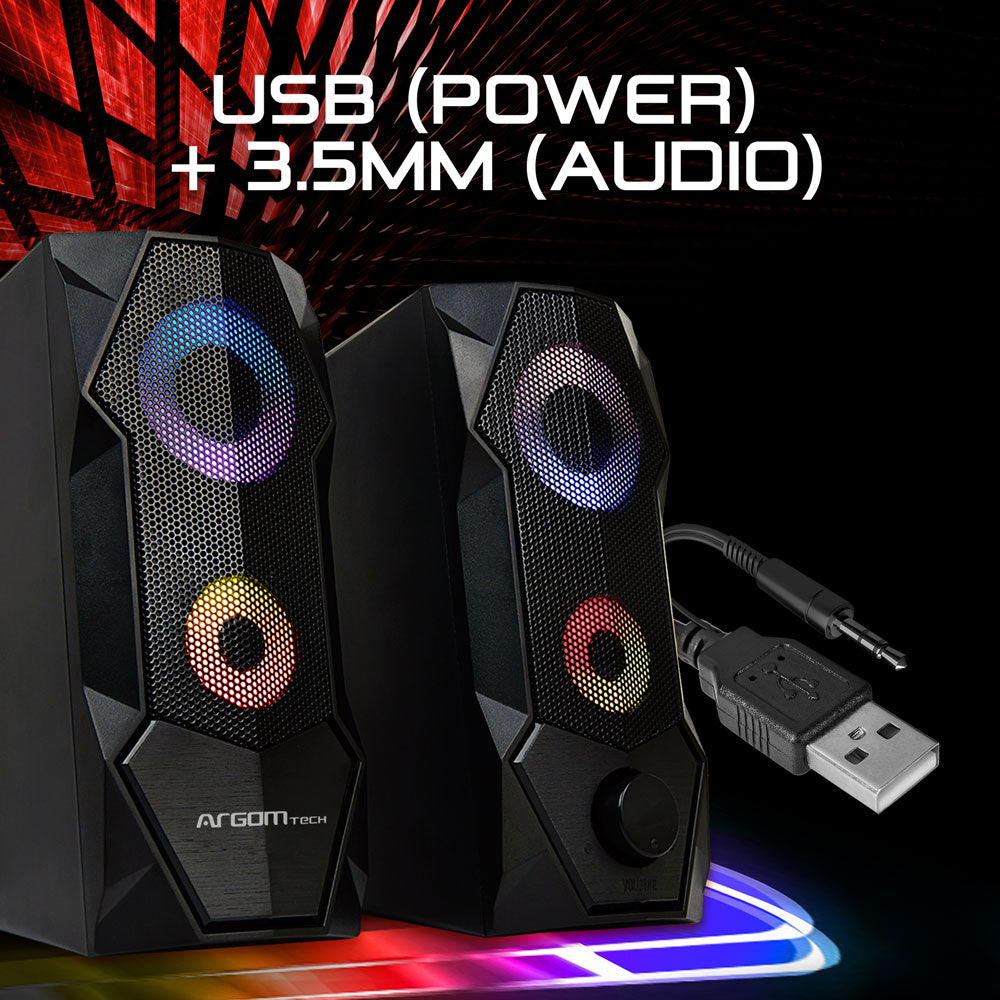 Corneta Parlantes Rgb Gaming Gamer Para Pc Lapto S68 2.0ch (+IVA)