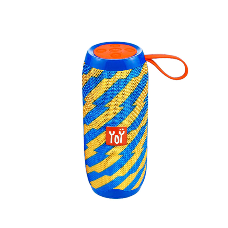 Corneta Bluetooth/usb/aux Inalámbrica Alta Potencia YO106 Color Azul/Naranja