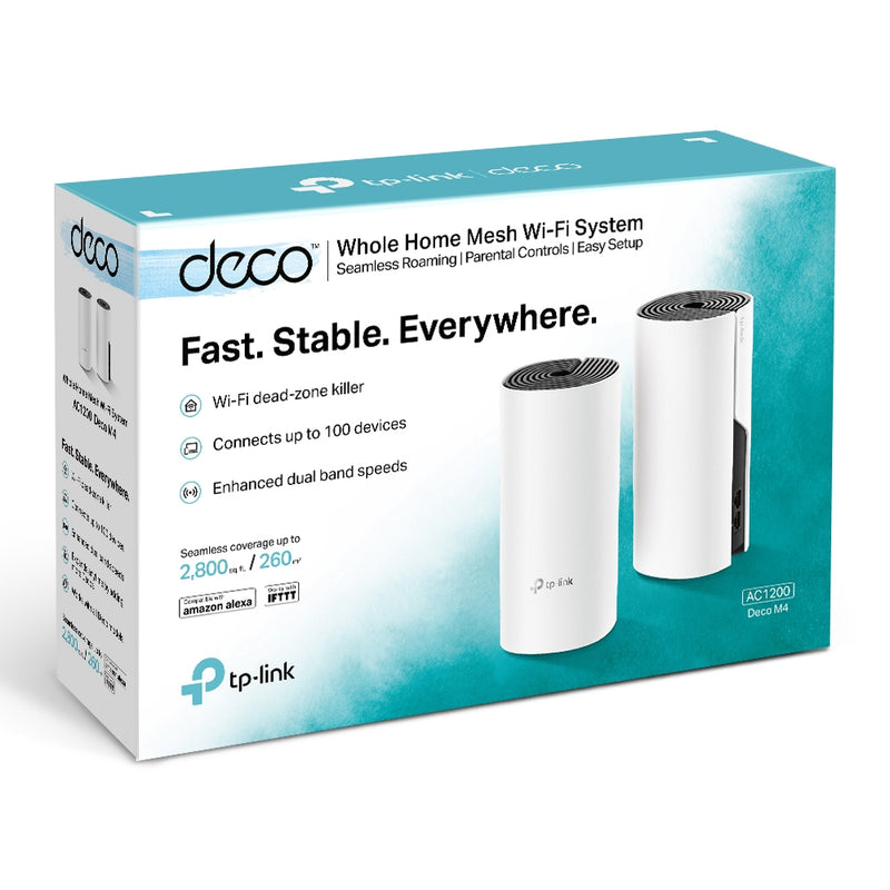 Router Sistema Wi-fi Mesh Ac1200 Deco M4 Dual Band Pack 2