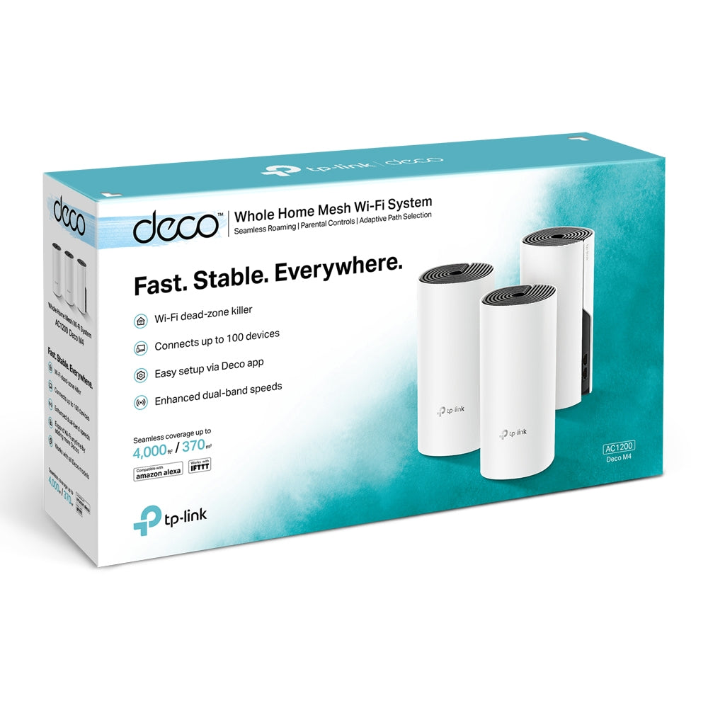 Router Sistema Wi-fi Mesh Ac1200 Deco M4 Dual Band Pack 3 (+IVA)