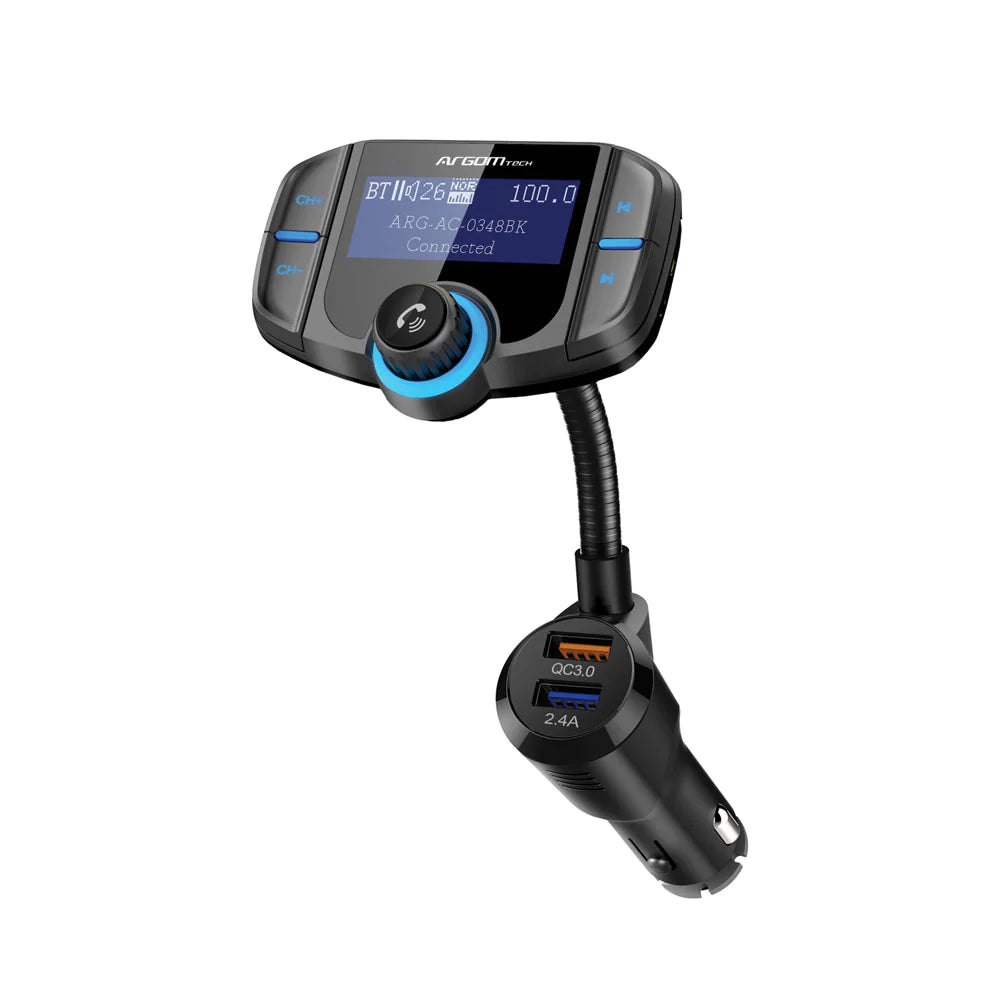 Manos Libre Para Carro Transmisor De Audio 2 Puertos Carga Rapida (+IVA)