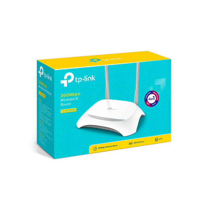 Router Inalámbrico N 300mbps Tp-link Tl-wr840n 2 Antenas