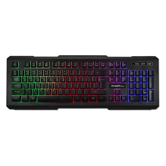 Teclado Gaming Usb Alámbrico Kb55 Retroiluminado Argom Tech (+IVA)