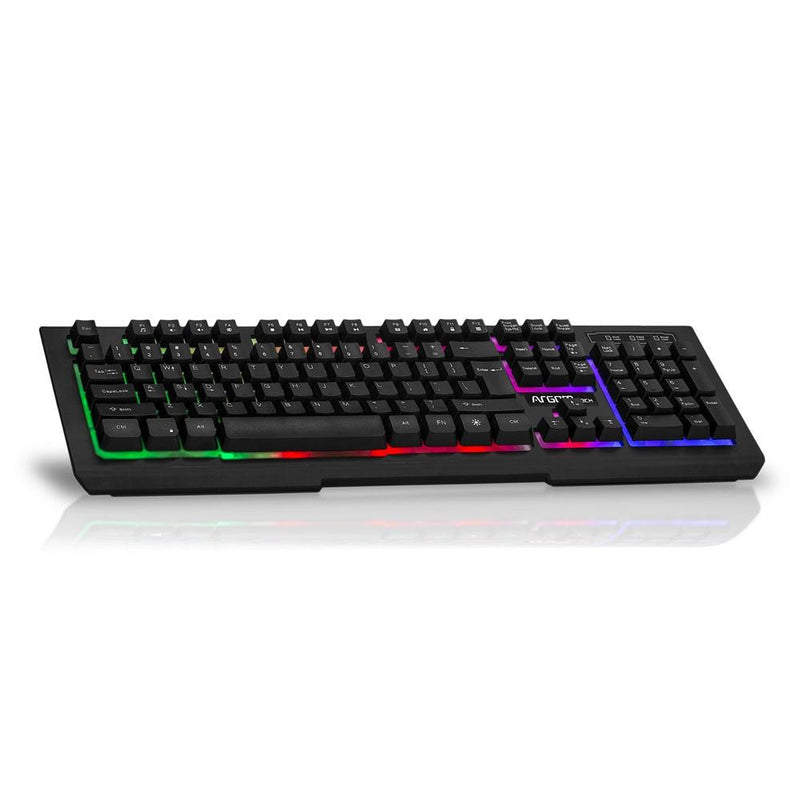 Teclado Gaming Usb Alámbrico Kb55 Retroiluminado Argom Tech