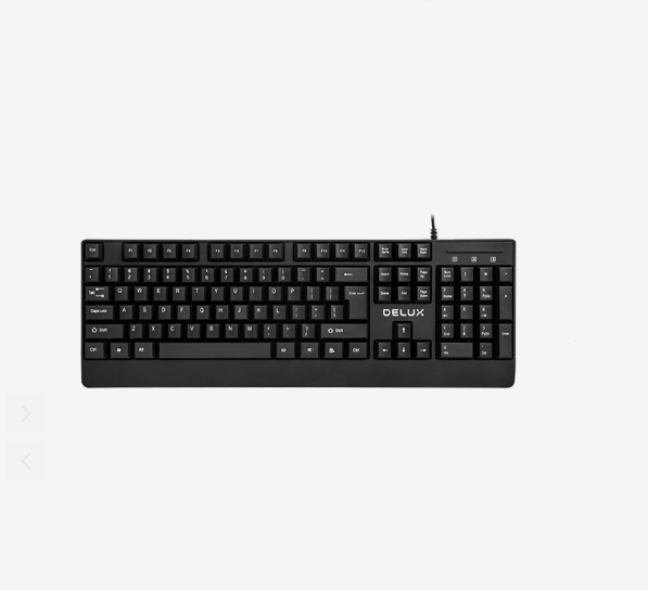 Teclado Usb Delux K6006 Alámbrico Español Negro
